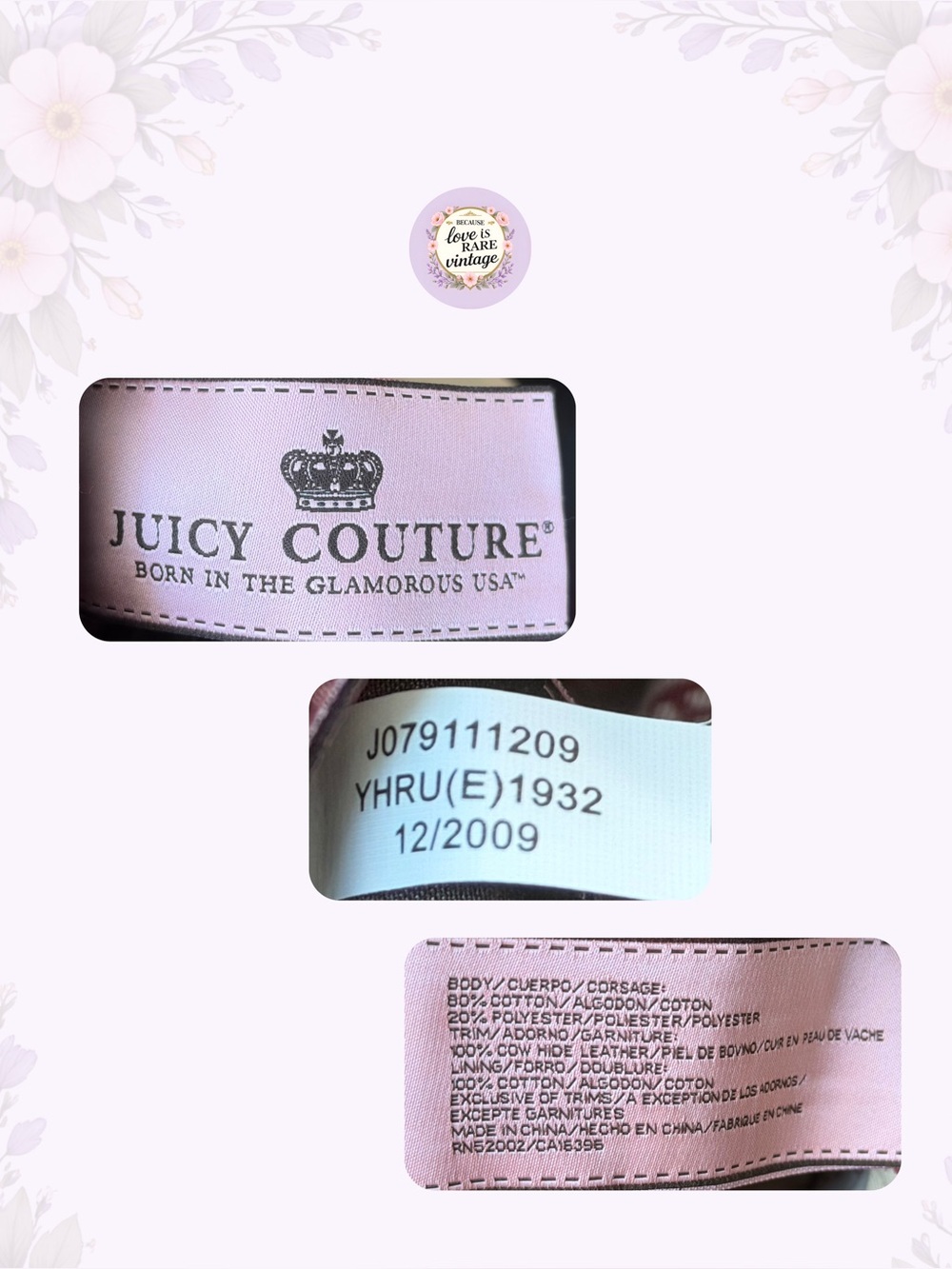 Juicy Couture Hot Pink Velour Fairytale Fluffy Shoulder Bag - Picture 11 of 12